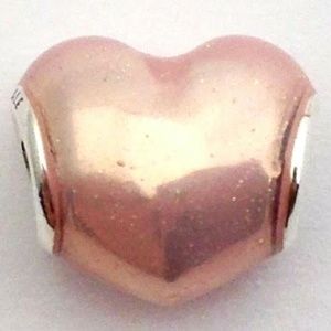 COPY - PANDORA Glittering Heart Pink Enamel Charm